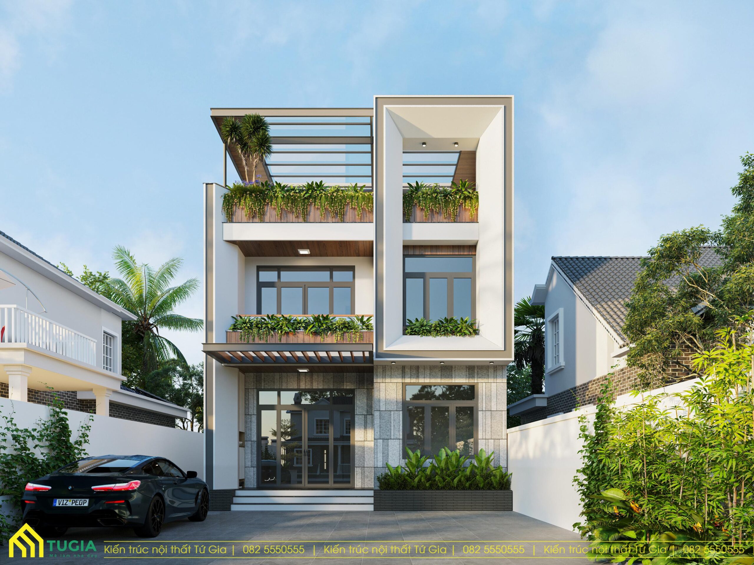  Mẫu Nhà Đẹp Hiện Đại - Xu Hướng Thiết Kế Nhà 2025