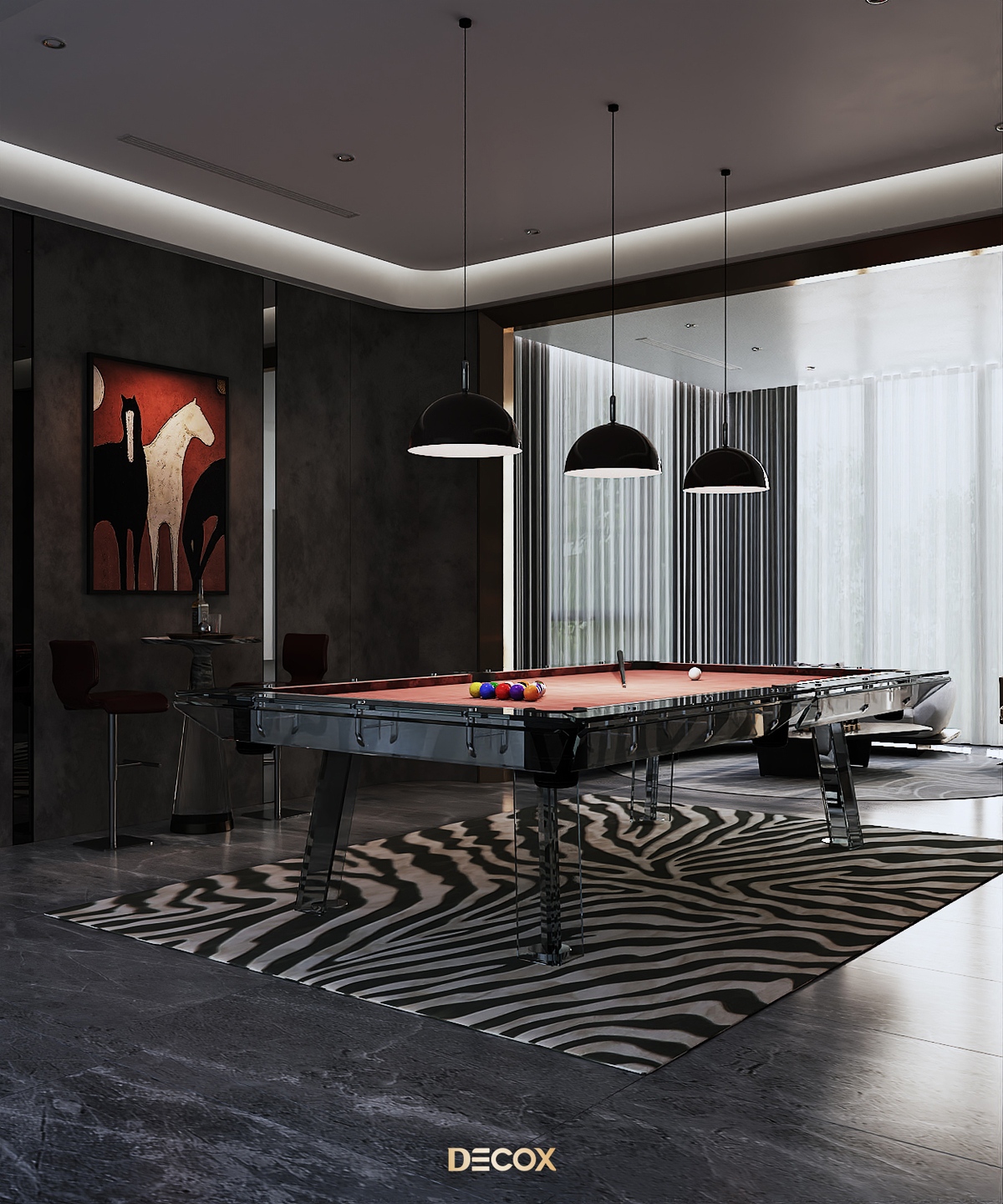 Modern Tropical Villa Interior