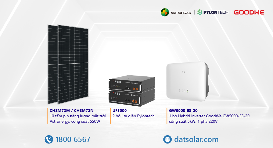 Cách chọn thiết bị cho hệ thống ĐMT Hybrid