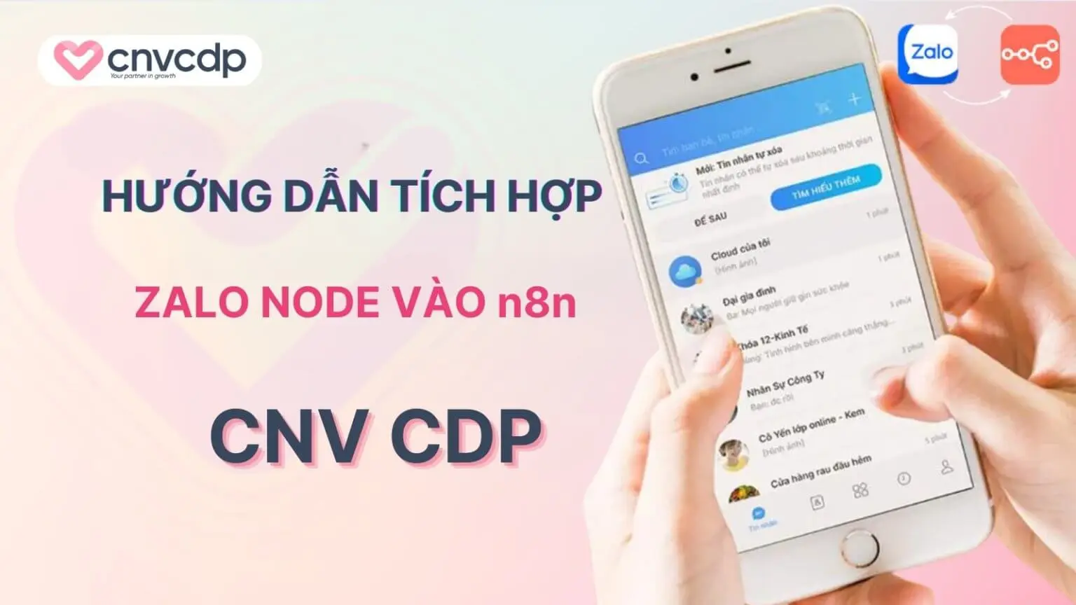 Hướng dẫn cách tích hợp Zalo Node vào n8n cực nhanh chóng, đơn giản